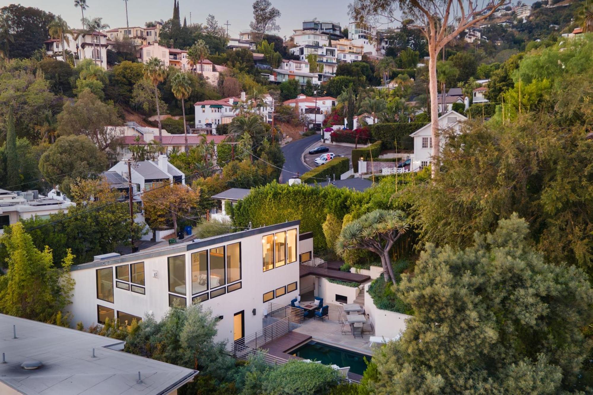 Kings Road West Hollywood Luxury Pool Views Firepit Modern Design